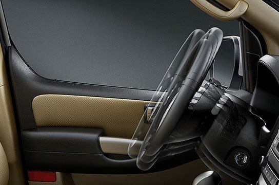 Выдвижной руль с регулируемым углом наклона